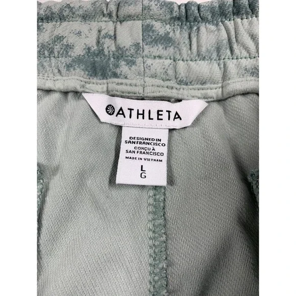 Athleta Farallon Shorts Gray Knit Shorts Size L Coastal Beach Activewear - Picture 3 of 10